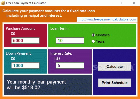 Free Loan Payment Calculator кряк лекарство crack