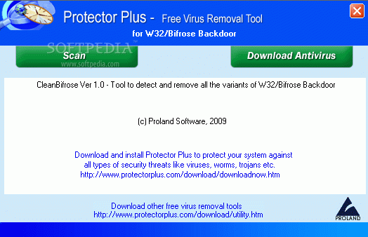 Free Virus Removal Tool for W32/Bifrose Backdoor кряк лекарство crack
