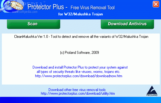 Free Virus Removal Tool for W32/Malushka Trojan кряк лекарство crack