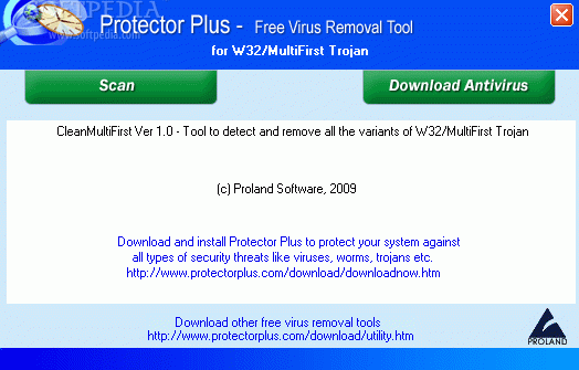 Free Virus Removal Tool for W32/MultiFirst Trojan кряк лекарство crack