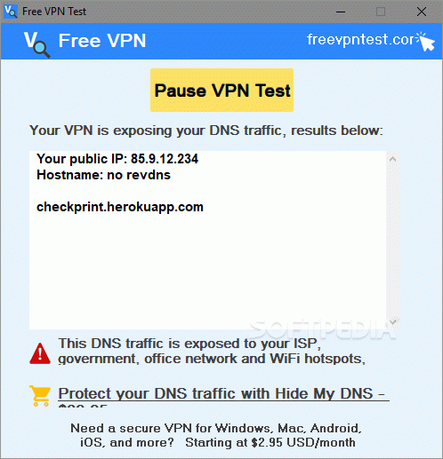 Free VPN Test кряк лекарство crack