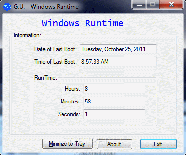 G.U. - Windows Run Time кряк лекарство crack