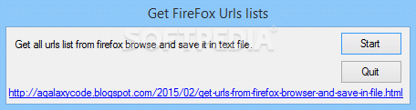 Get FireFox Urls lists кряк лекарство crack