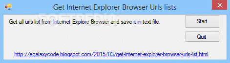Get Internet Explorer Browser Urls lists кряк лекарство crack