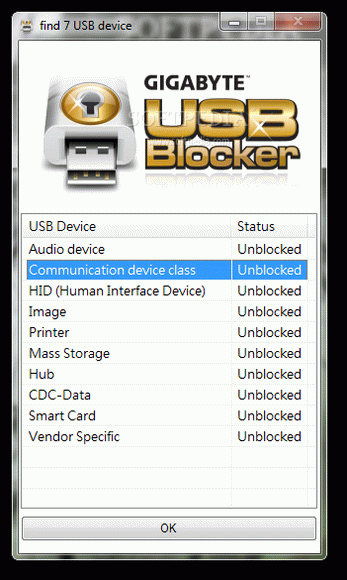 GIGABYTE USB Blocker кряк лекарство crack
