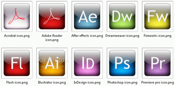 Glowing Adobe Icons кряк лекарство crack