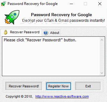 Password Recovery for Google кряк лекарство crack
