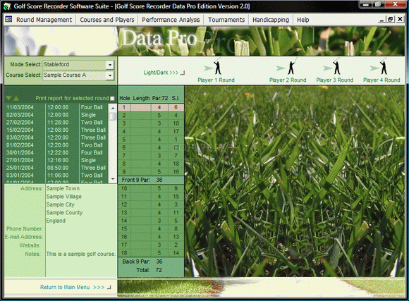 Golf Score Recorder Software Suite кряк лекарство crack