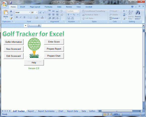 Golf Tracker for Excel кряк лекарство crack