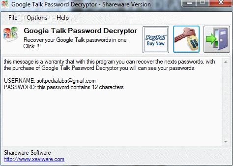 Google Talk Password Decryptor кряк лекарство crack