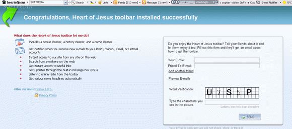 Heart of Jesus toolbar for IE кряк лекарство crack
