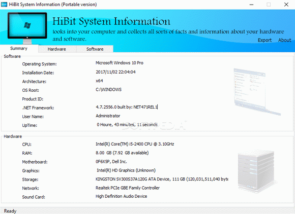 HiBit System Information Portable кряк лекарство crack