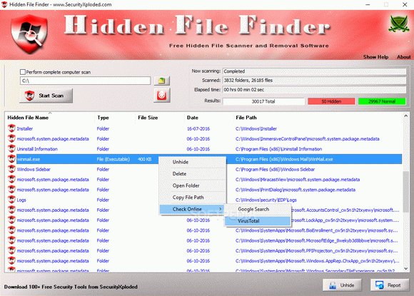 Hidden File Finder кряк лекарство crack
