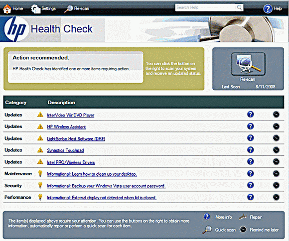 HP Health Check кряк лекарство crack