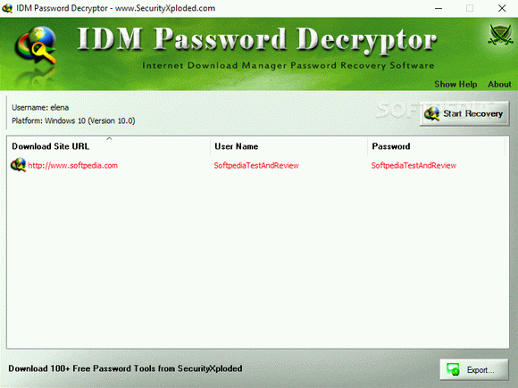 IDM Password Decryptor кряк лекарство crack