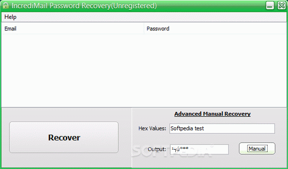IncrediMail Password Recovery кряк лекарство crack