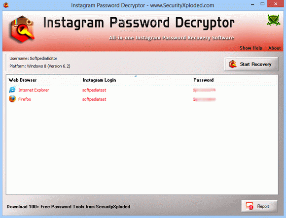 Instagram Password Decryptor кряк лекарство crack