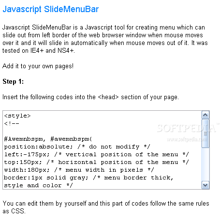 Javascript SlideMenuBar кряк лекарство crack