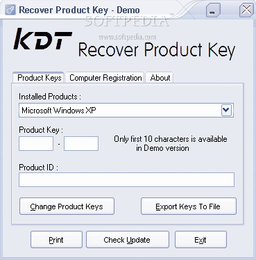 KDT Soft. Recover Product Key кряк лекарство crack