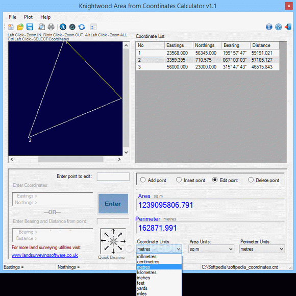 Knightwood Area from Coordinates Calculator кряк лекарство crack