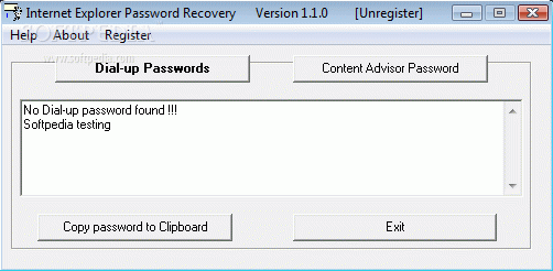 Internet Explorer Password Recovery кряк лекарство crack