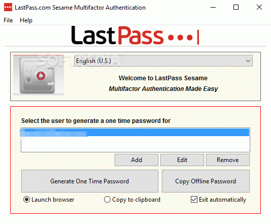 LastPass Sesame кряк лекарство crack