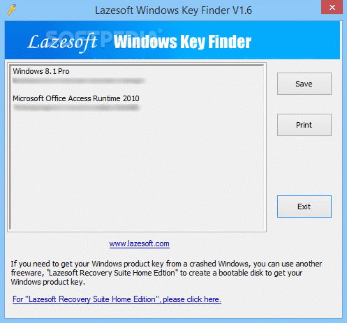 Lazesoft Windows Key Finder кряк лекарство crack