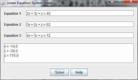 Linear Equation System Solver кряк лекарство crack