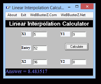 Linear Interpolation Calculator кряк лекарство crack