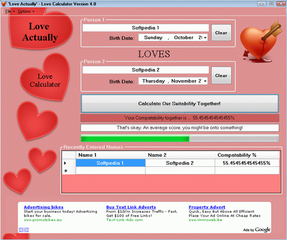 Love Actually - Love Calculator кряк лекарство crack