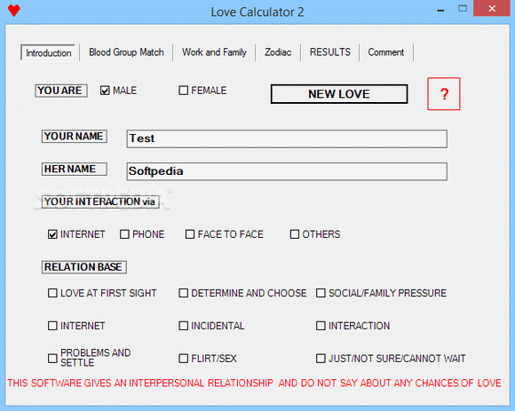 Love Calculator 2 кряк лекарство crack