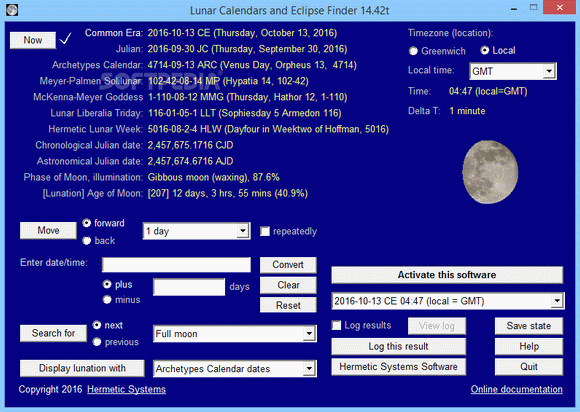 Lunar Calendars and Eclipse Finder кряк лекарство crack