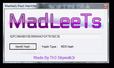 Madleets Hash Identifier кряк лекарство crack