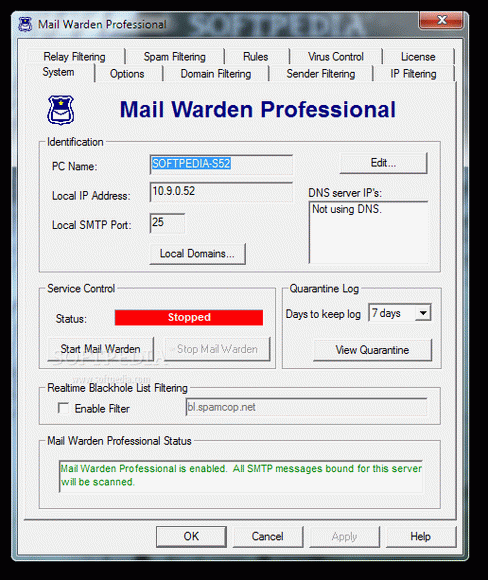 Mail Warden Professional кряк лекарство crack