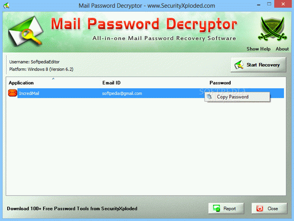 Mail Password Decryptor кряк лекарство crack