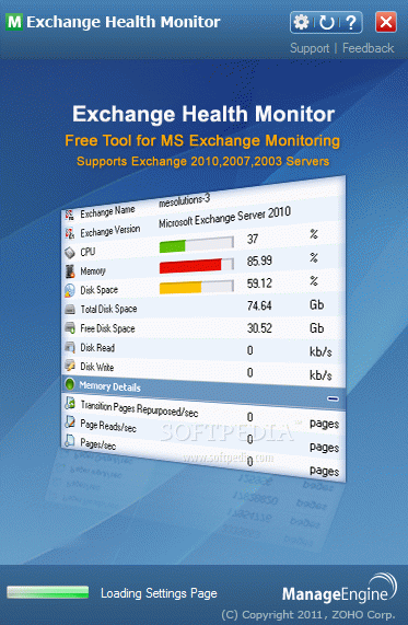 ManageEngine Exchange Health Monitor кряк лекарство crack