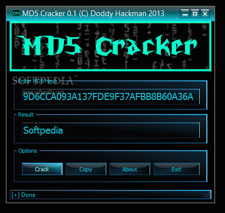 MD5 Cracker кряк лекарство crack