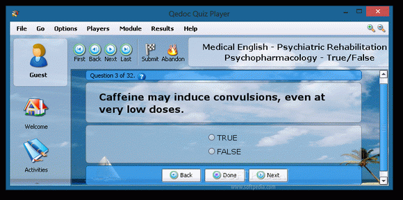 Medical English - Psychiatric Rehabilitation - Psychopharmacology - True/False кряк лекарство crack