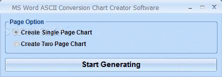 MS Word ASCII Conversion Chart Creator Software кряк лекарство crack