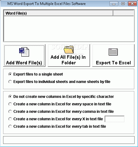 MS Word Export To Multiple Excel Files Software кряк лекарство crack