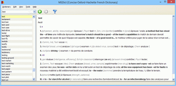 MSDict Concise Oxford-Hachette French Dictionary кряк лекарство crack