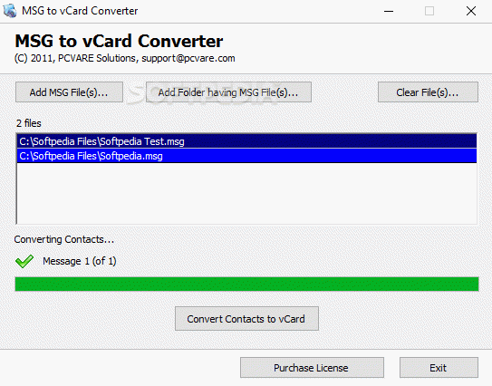 MSG to vCard Converter кряк лекарство crack