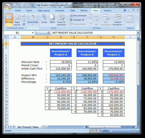 Net Present Value Calculator кряк лекарство crack