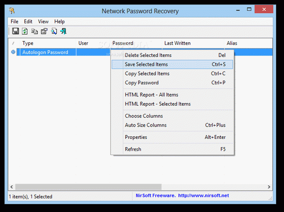 Network Password Recovery кряк лекарство crack