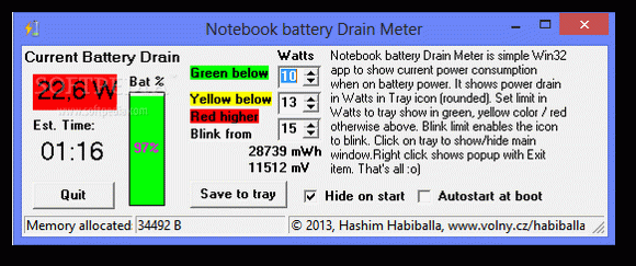 Notebook battery Drain Meter кряк лекарство crack