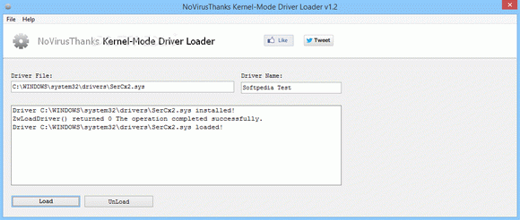 NoVirusThanks Kernel-Mode Driver Loader кряк лекарство crack