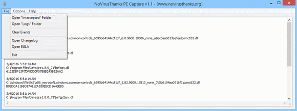 NoVirusThanks PE Capture кряк лекарство crack