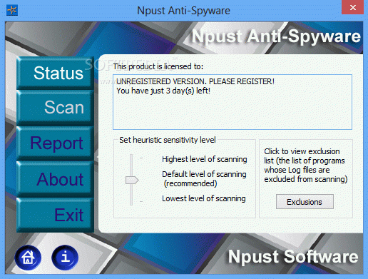 Npust Anti-Spyware кряк лекарство crack
