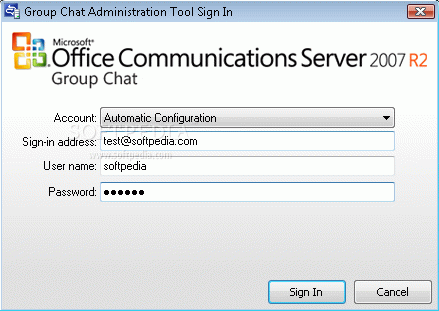 Microsoft Office Communications Server 2007 R2 Group Chat Administration Tool кряк лекарство crack