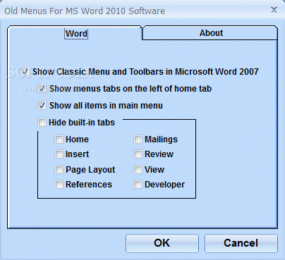 Old Menus For MS Word 2010 Software кряк лекарство crack
